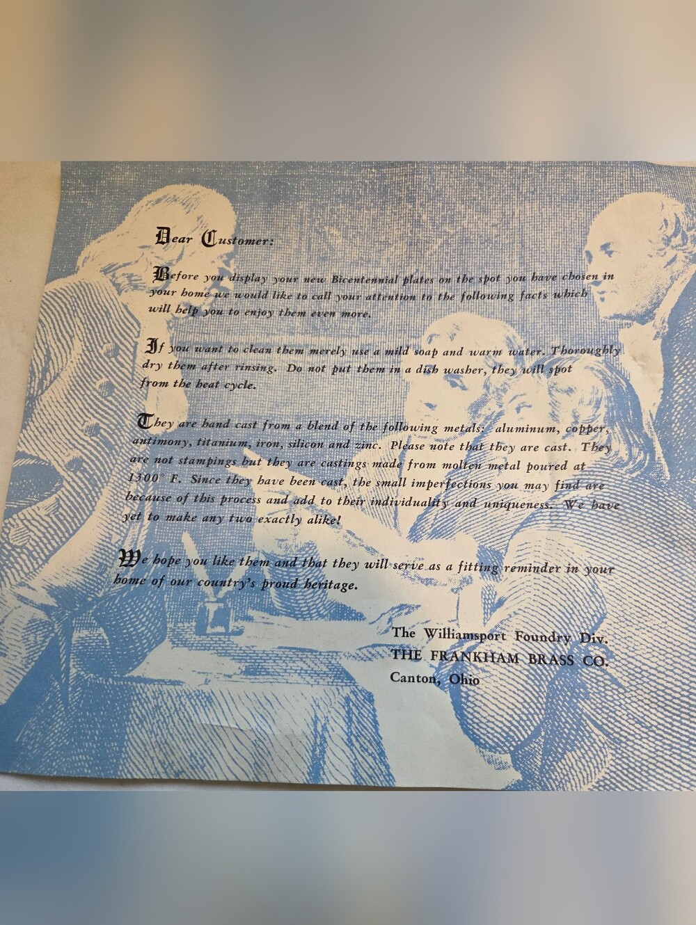 American Bicentennial Collection Plates. - Picture 14 of 14